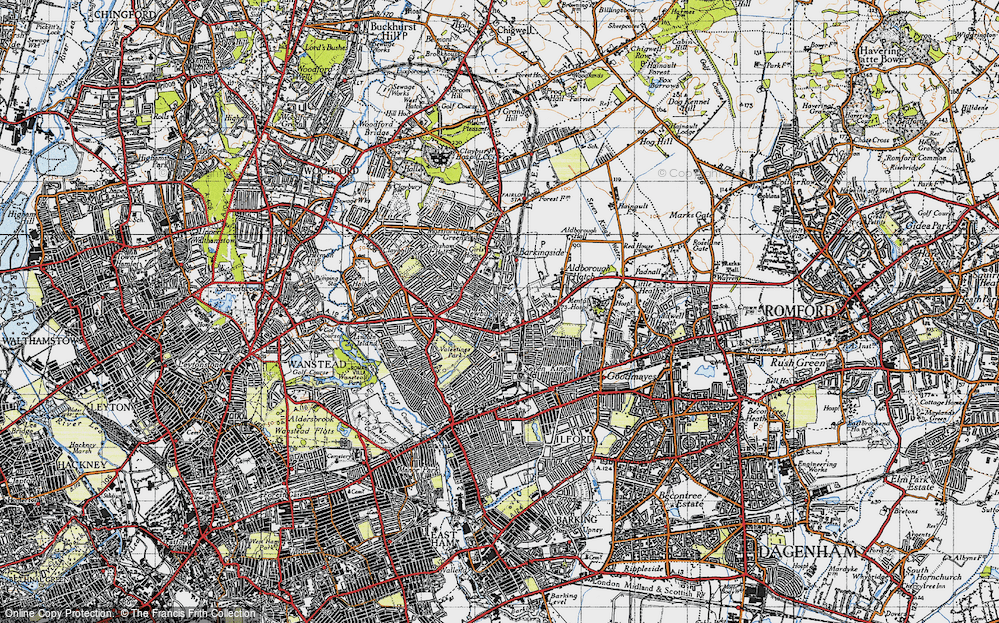 Old Map of Newbury Park, 1946 in 1946