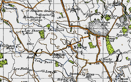 Old map of Larchfield Community in 1947