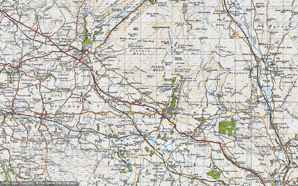 Old Map of Newby Cote, 1947 in 1947