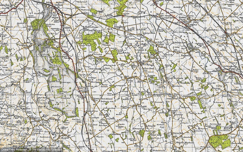 Old Map of Newby Head, 1947 in 1947