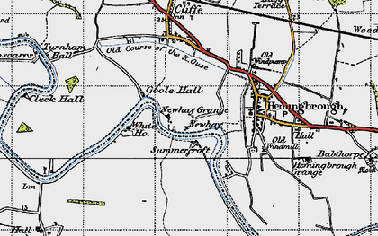 Old map of Newhay in 1947