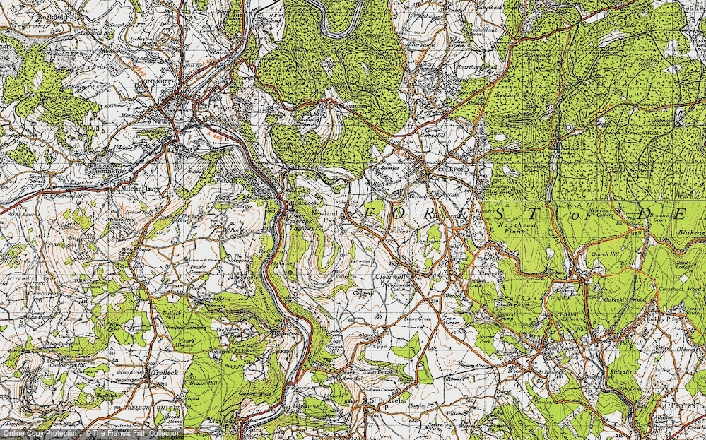 Old Map of Newland, 1946 in 1946
