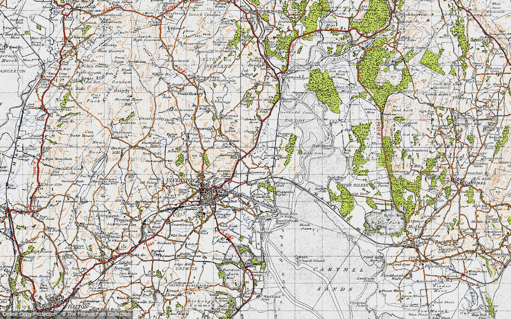 Old Map of Newland, 1947 in 1947