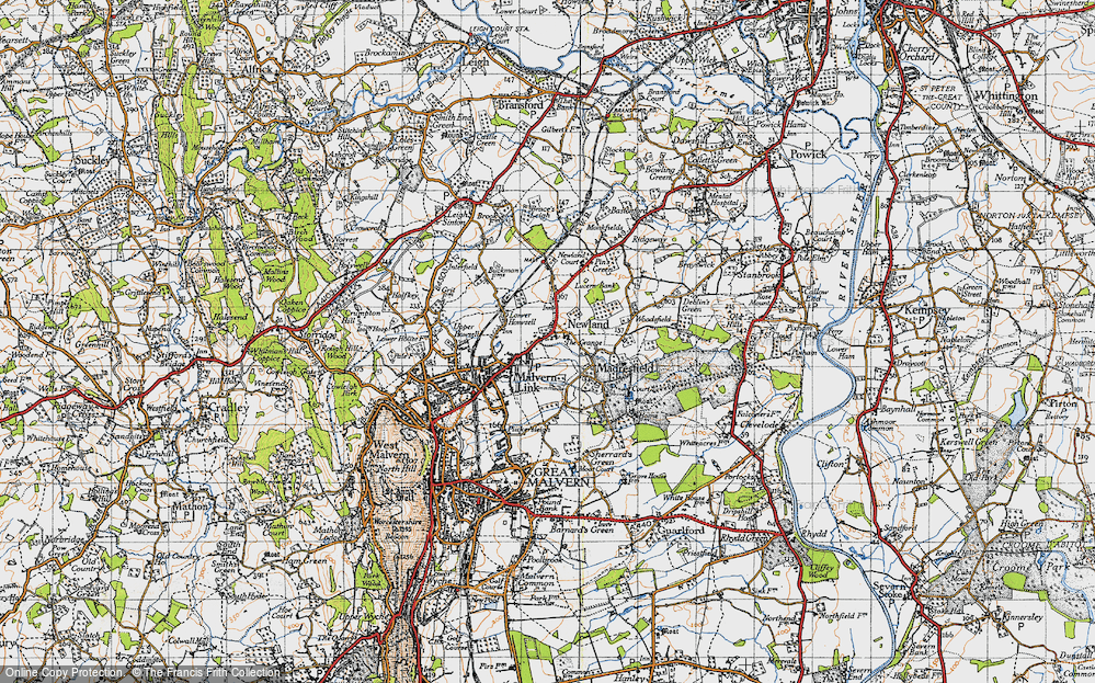 Old Map of Newland, 1947 in 1947