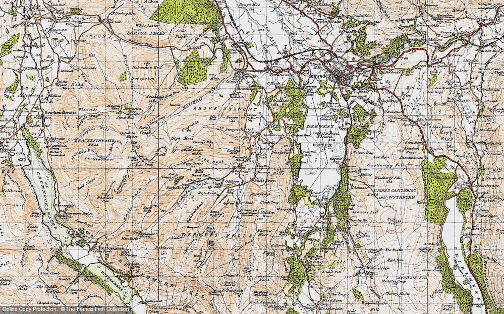 Old Map of Newlands, 1947 in 1947