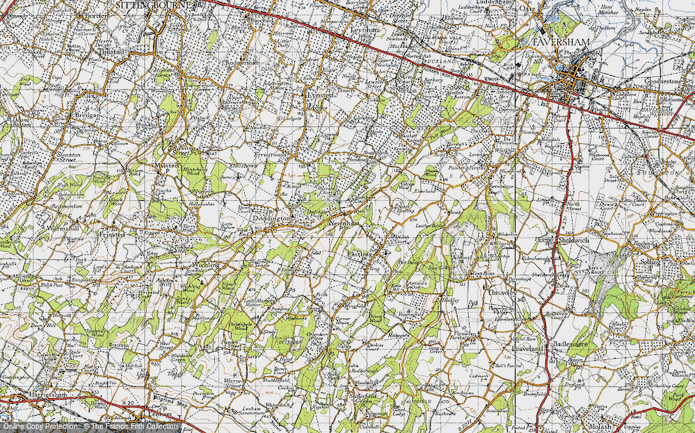 Old Map of Newnham, 1946 in 1946