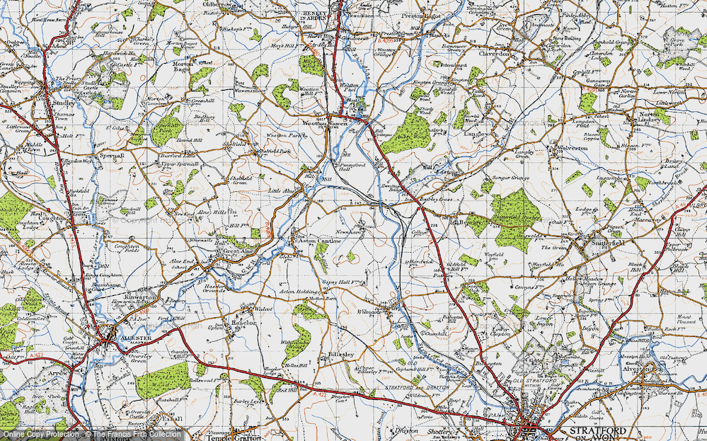 Old Map of Newnham, 1947 in 1947