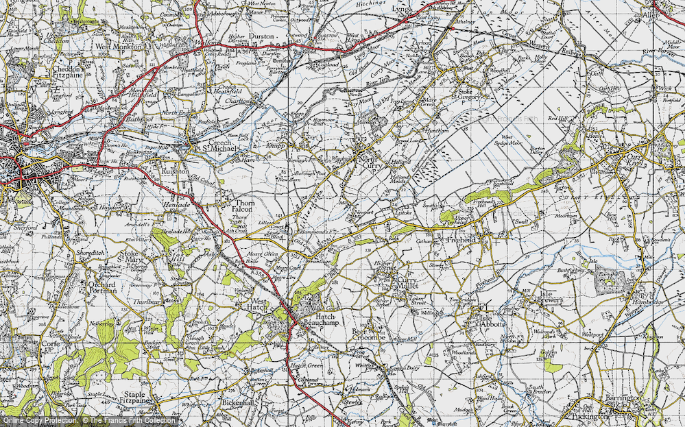 Old Map of Newport, 1945 in 1945