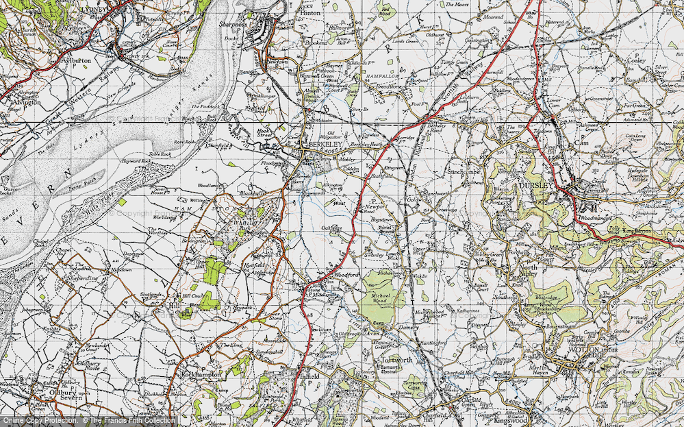 Old Map of Newport, 1946 in 1946