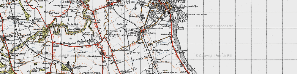 Old map of Link Ho in 1947