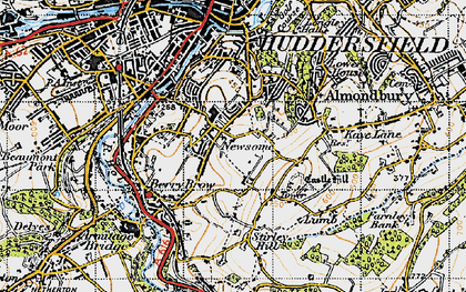 Old map of Newsome in 1947