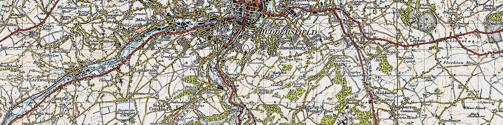 Old map of Newsome in 1947