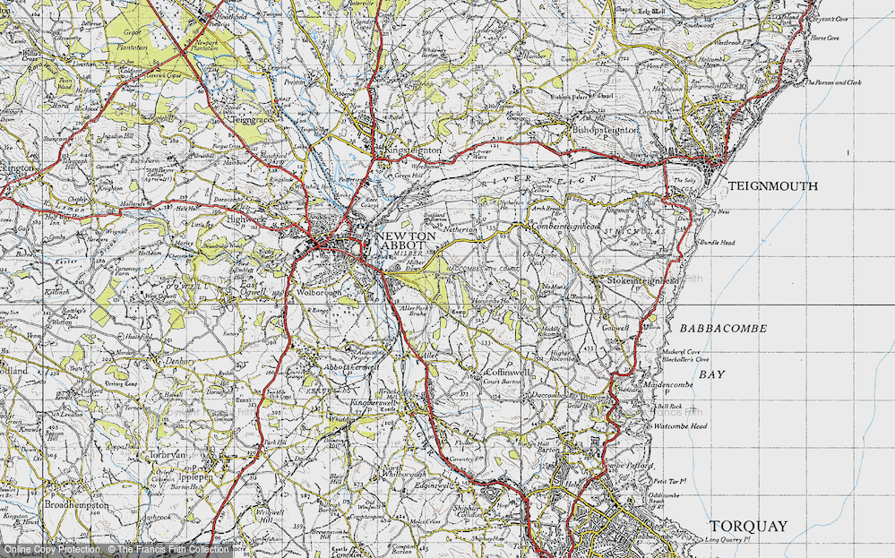 Old Map of Newtake, 1946 in 1946