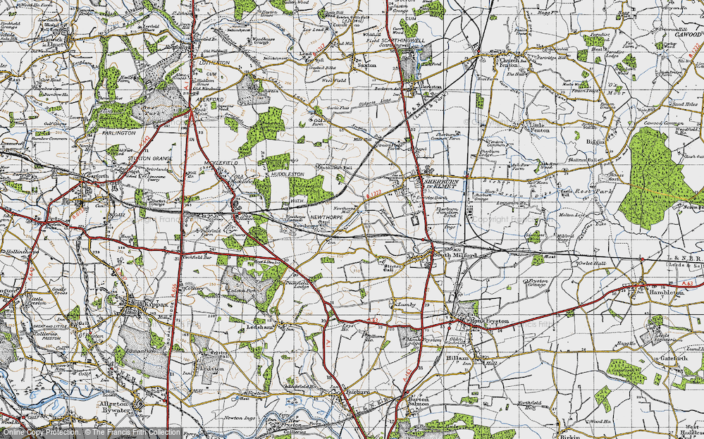 Old Map of Newthorpe, 1947 in 1947