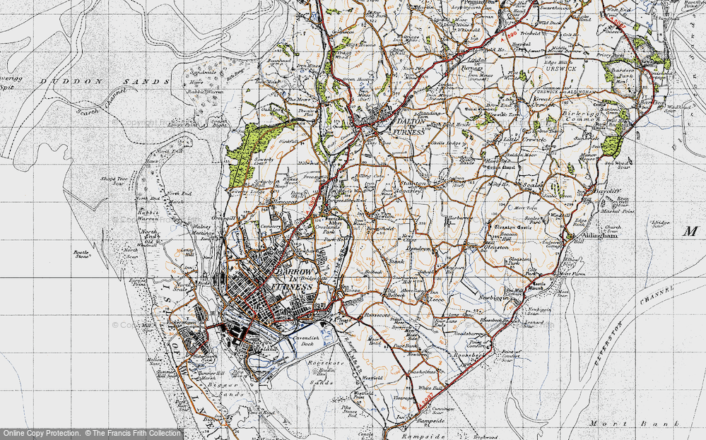 Old Map of Newton, 1947 in 1947