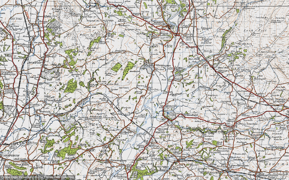 Old Map of Newton, 1947 in 1947