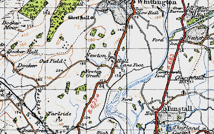 Old map of Yarlside in 1947