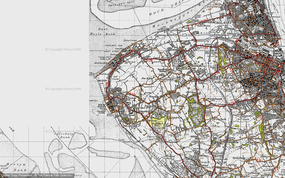 Old Map of Newton, 1947 in 1947