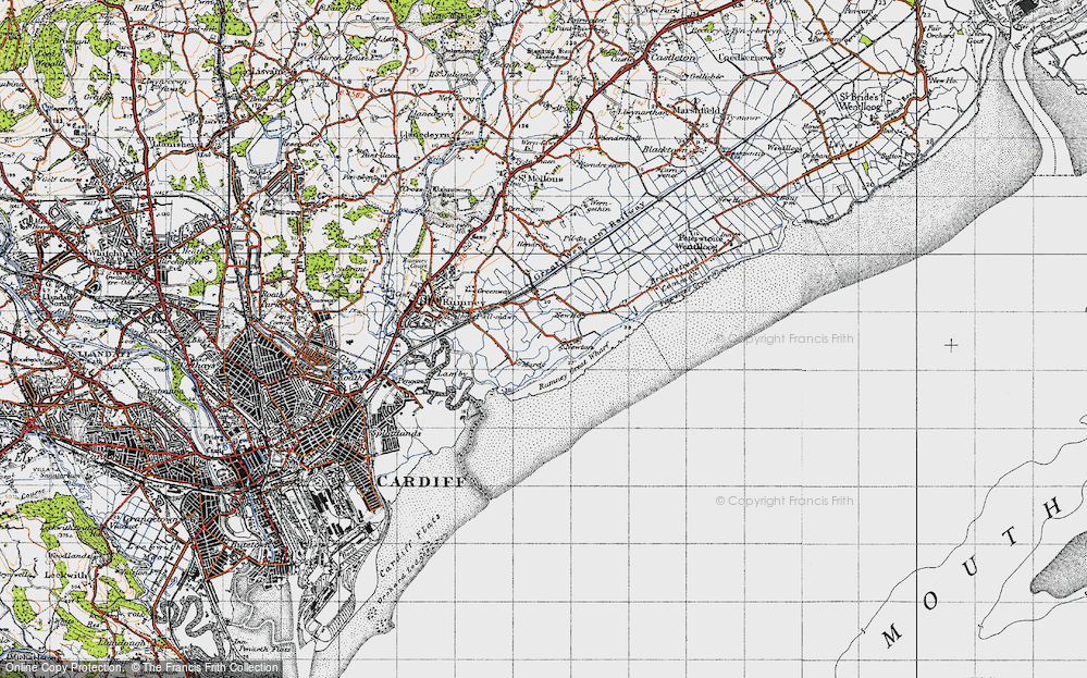 Old Map of Newton, 1947 in 1947