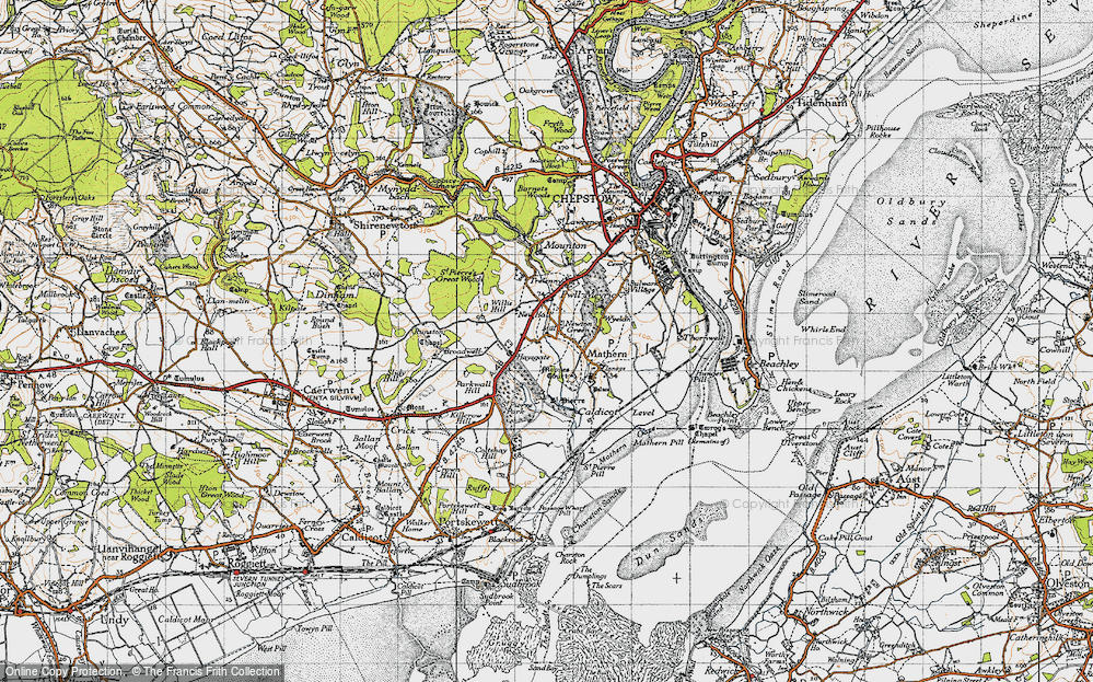 Old Map of Newton Green, 1946 in 1946