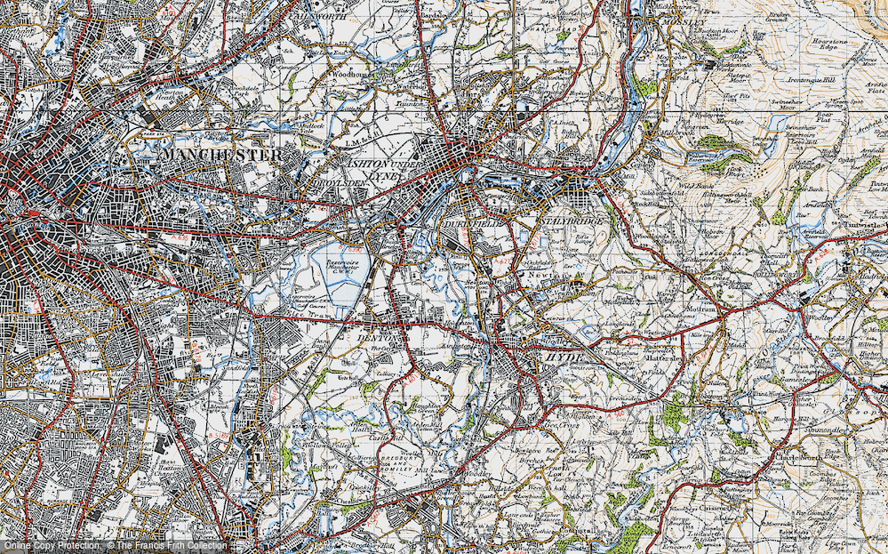 Old Map of Newton Wood, 1947 in 1947