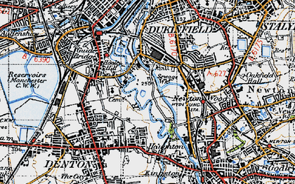 Old map of Newton Wood in 1947
