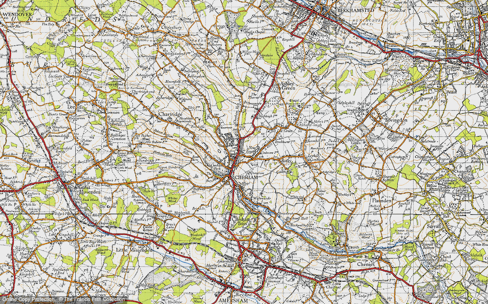 Old Map of Newtown, 1946 in 1946
