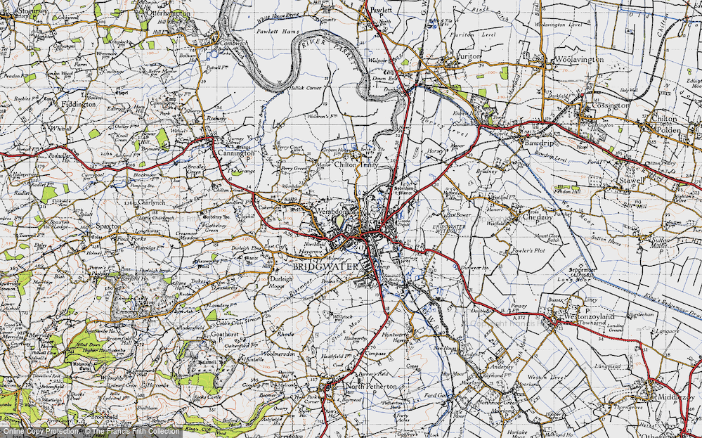 Old Map of Newtown, 1946 in 1946