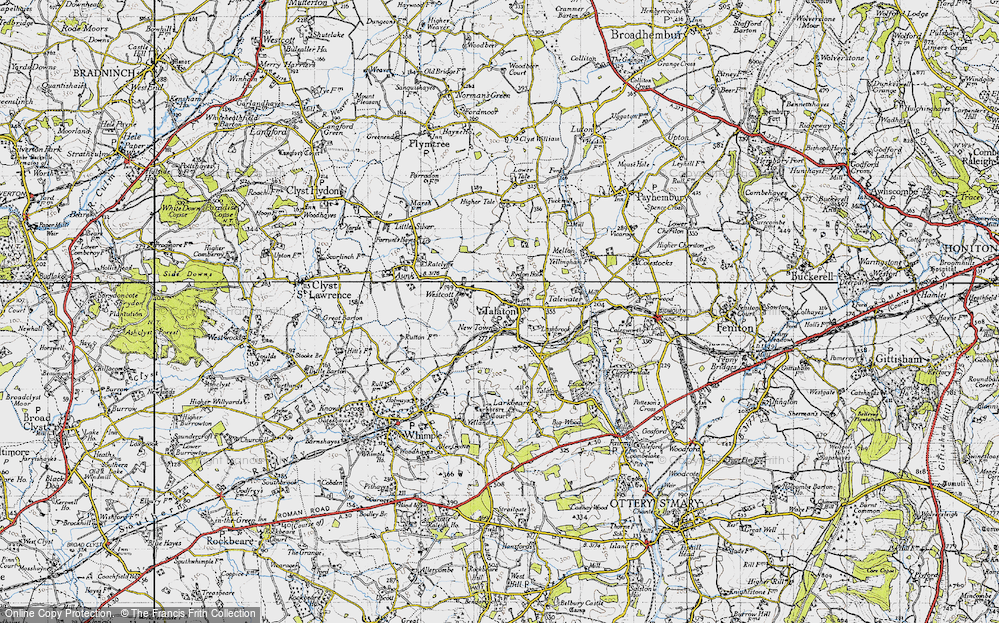 Old Map of Newtown, 1946 in 1946