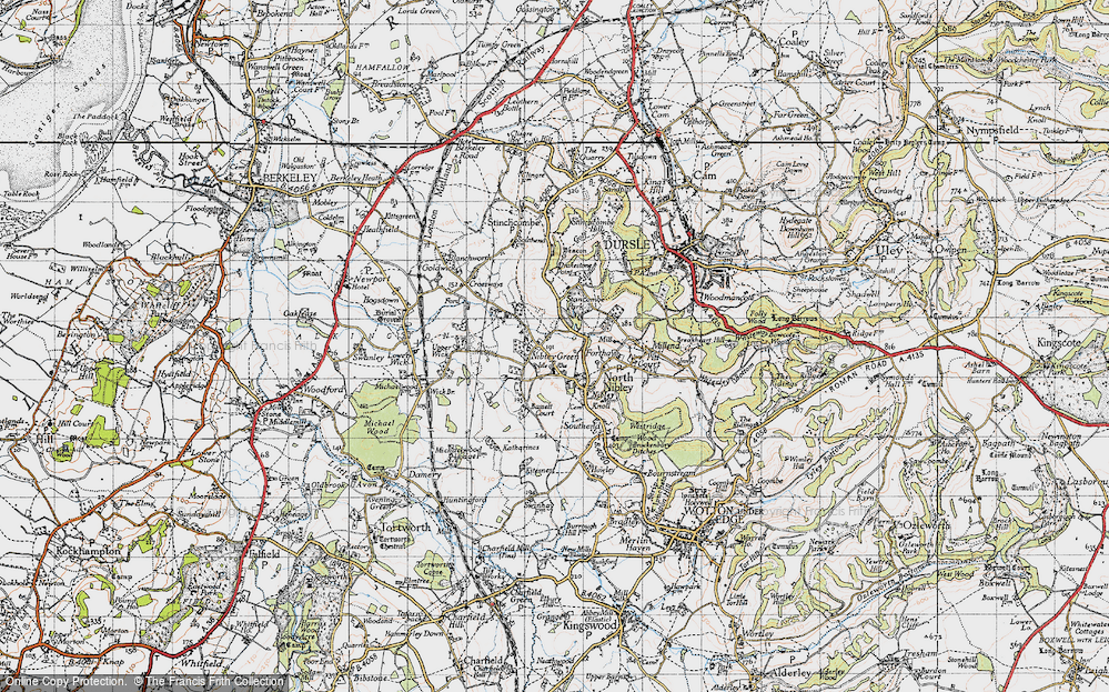 Old Map of Nibley Green, 1946 in 1946