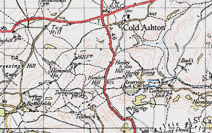 Old map of Nimlet in 1946