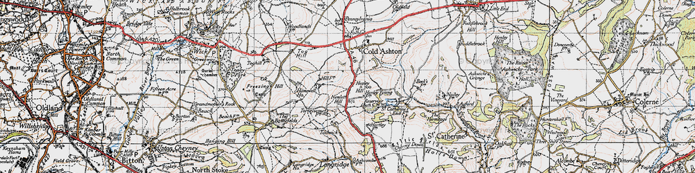 Old map of Nimlet in 1946