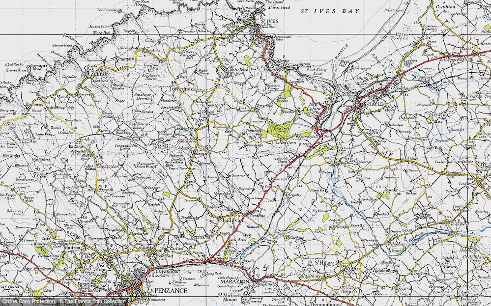 Old Map of Ninnes Bridge, 1946 in 1946