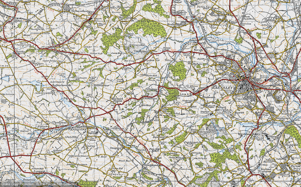 Old Map of Noblethorpe, 1947 in 1947