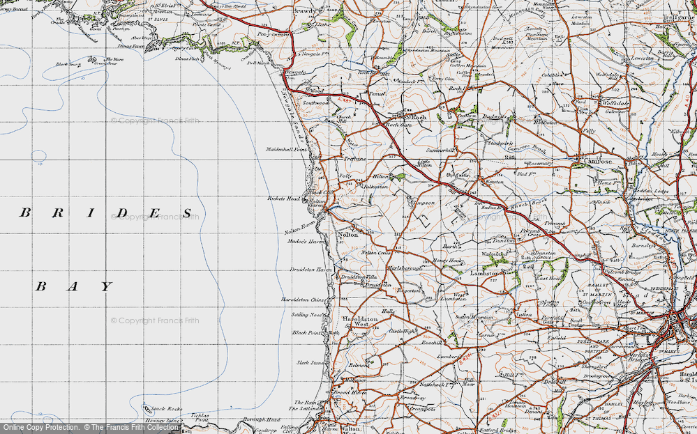 Old Map of Nolton, 1946 in 1946