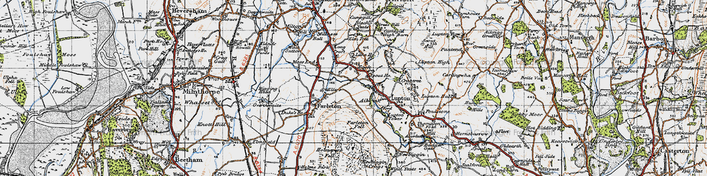 Old map of Nook in 1947