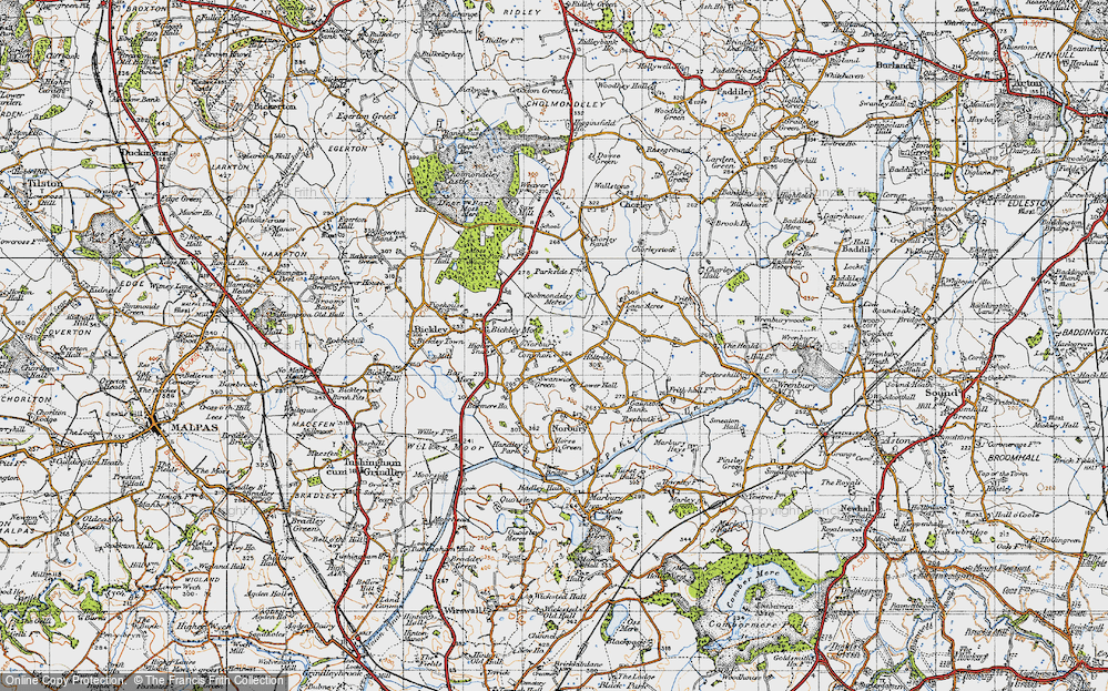 Old Map of Norbury Common, 1947 in 1947