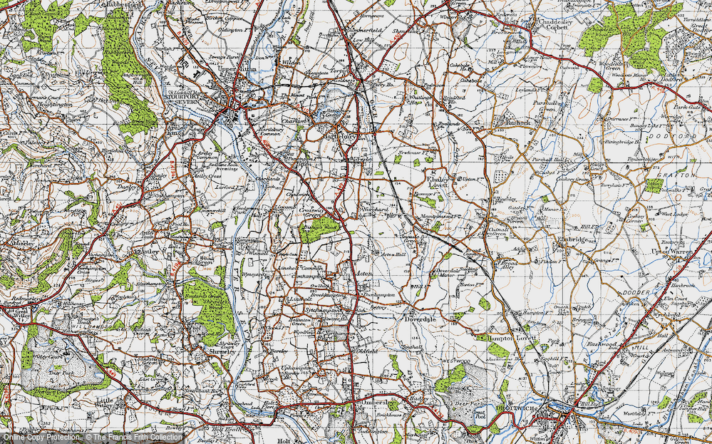 Old Map of Norchard, 1947 in 1947