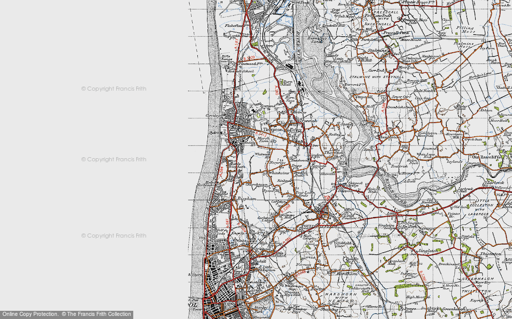 Old Map of Norcross, 1947 in 1947