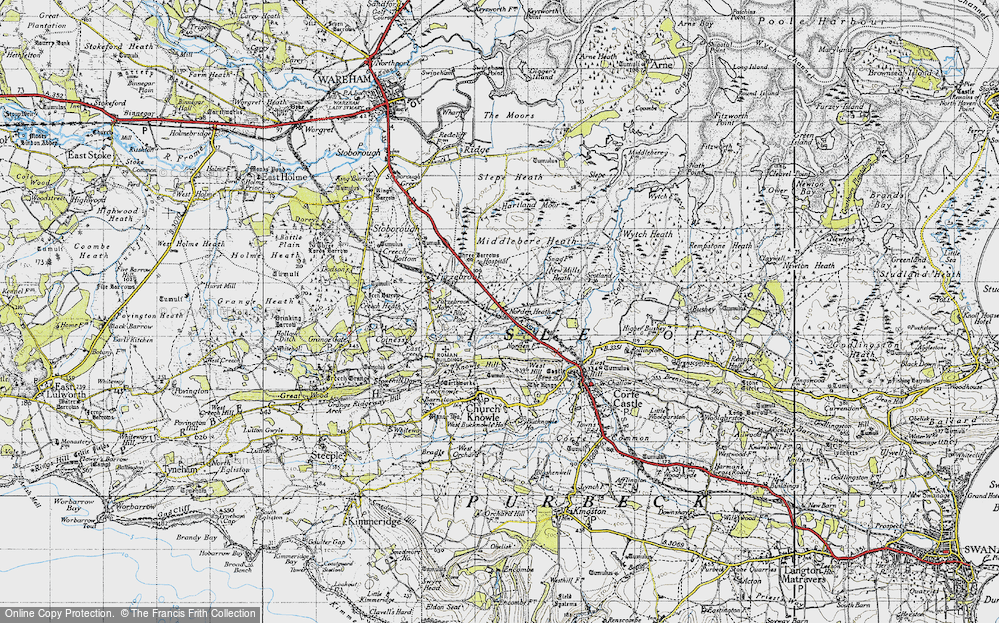 Old Map of Norden, 1940 in 1940