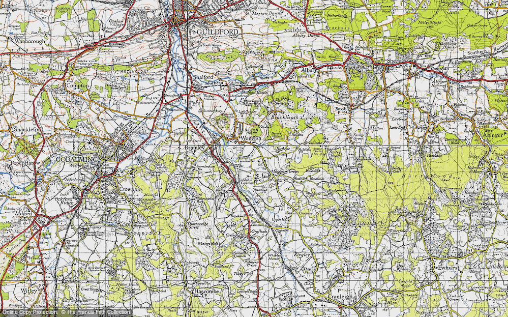 Old Map of Norley Common, 1940 in 1940