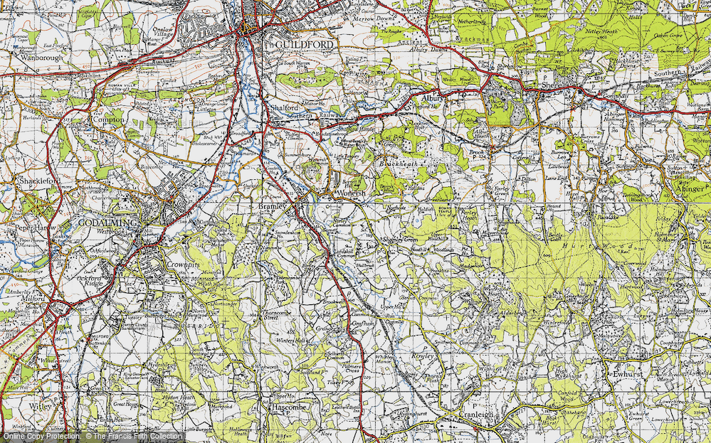 Old Maps of Norley Common, Surrey - Francis Frith