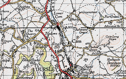 Old map of Norman Hill in 1946