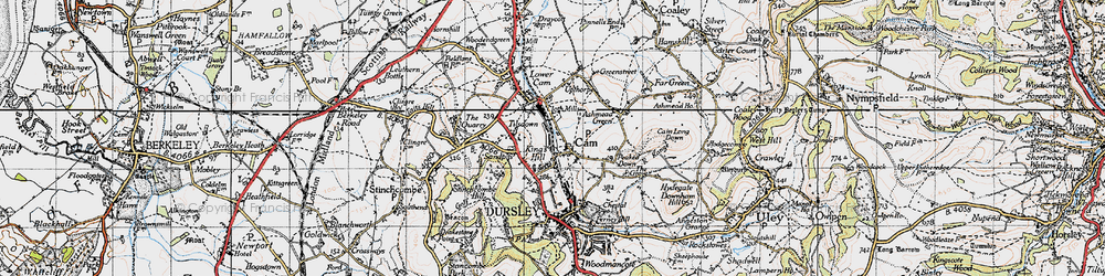 Old map of Norman Hill in 1946