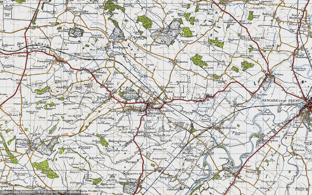 Old Map of Normanton, 1947 in 1947