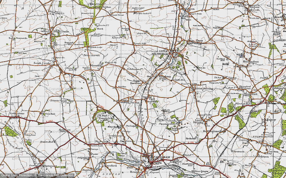 Old Map of North Barsham, 1946 in 1946