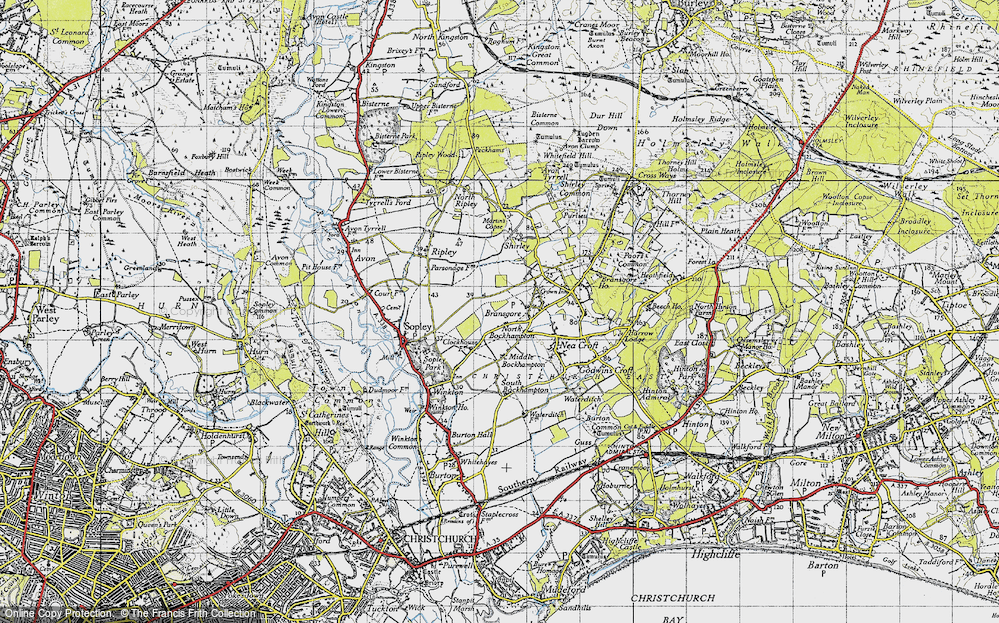 Old Map of North Bockhampton, 1940 in 1940