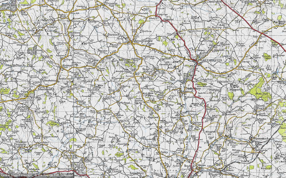 Old Map of North Bowood, 1945 in 1945
