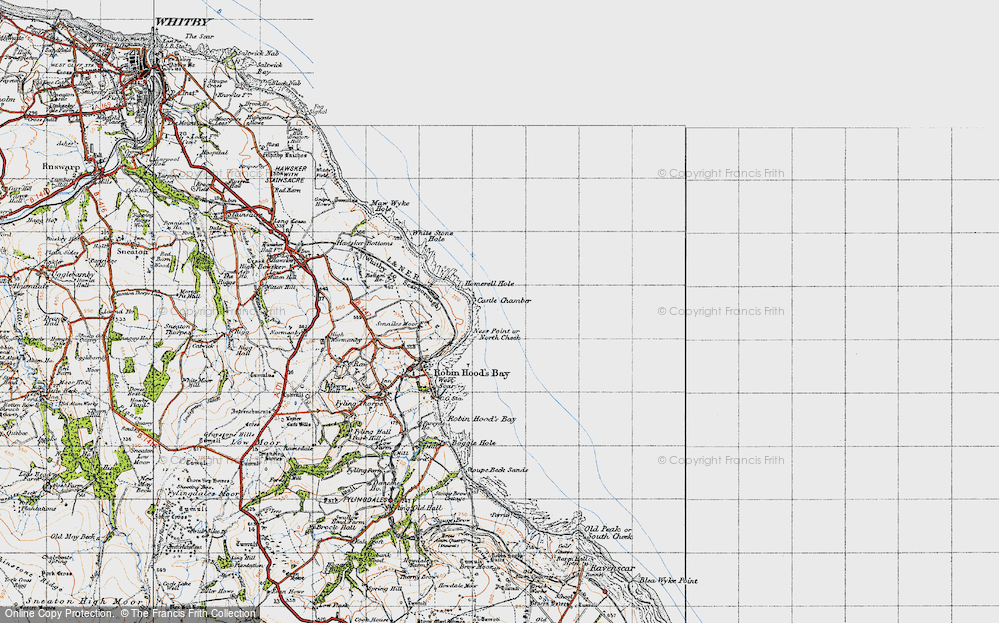 Old Map of North Cheek, 1947 in 1947