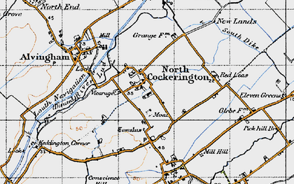 Old map of North Cockerington in 1946
